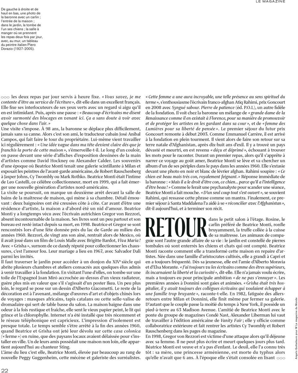 Santa Maddalena - LE MONDE MAGAZINE 4