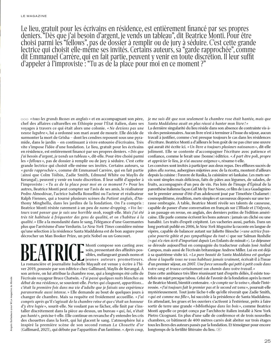 Santa Maddalena - LE MONDE MAGAZINE 7